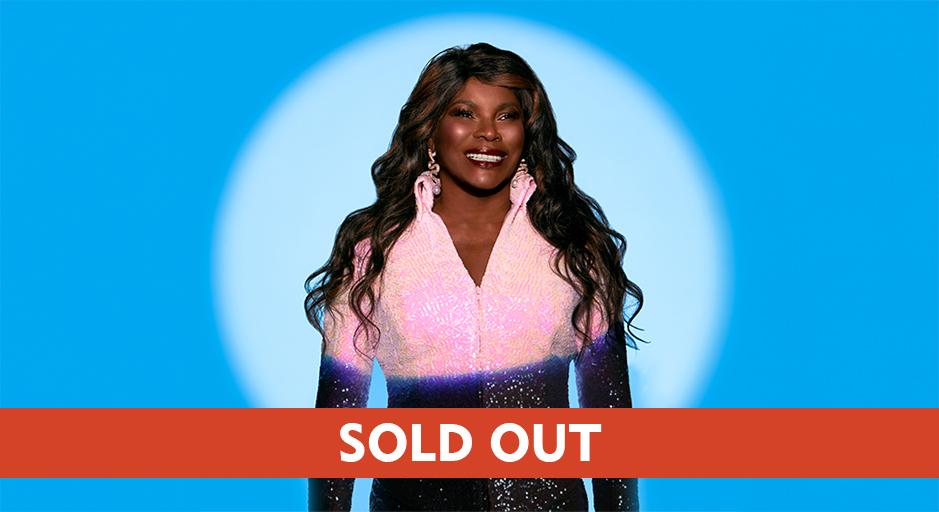 Marcia Hines with sold out message