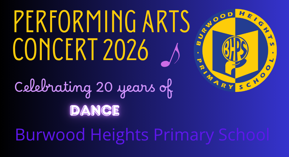 Burwood Heights Primary School Performing Arts Concert 2026