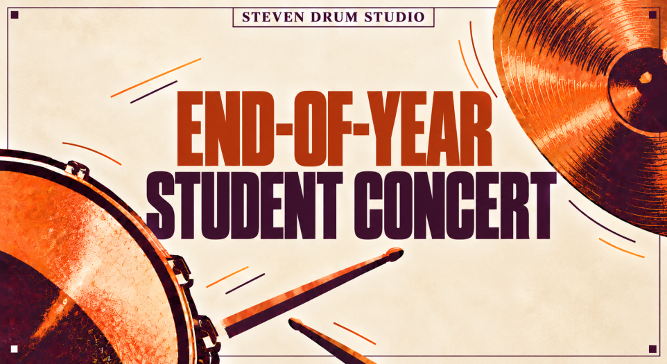 Steven Drum Studio End-Of-Year Student Concert