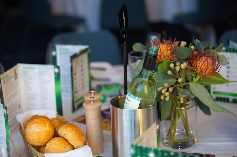 A table set in our Function Centre.