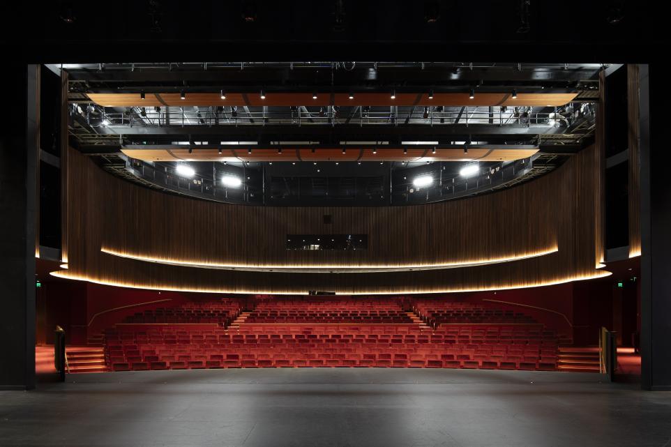 The Round theatre from stage. 