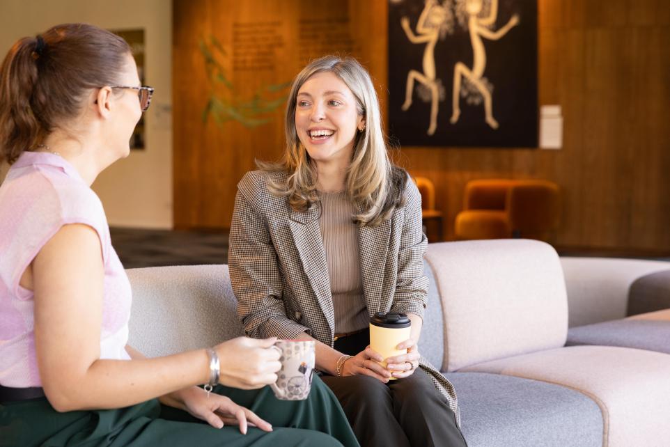 women chatting